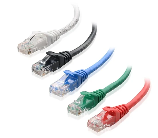 긴 전송 거리의 Cat5 Cat5e CAT6 CAT6A LAN 점퍼 카보 USB 케이블